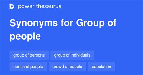 people thesaurus|group of people thesaurus.